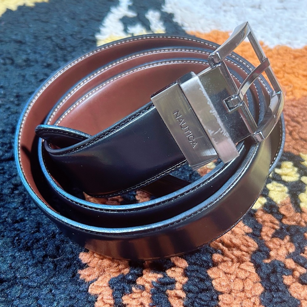 NAUTICA, leather belt!!